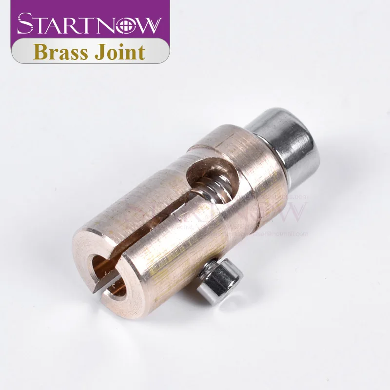 Brass Joint Inner Dia. 5mm 6mm Electrode End Chuck Xenon Krypton Lamp 1064nm YAG Fiber Laser Machine Spares