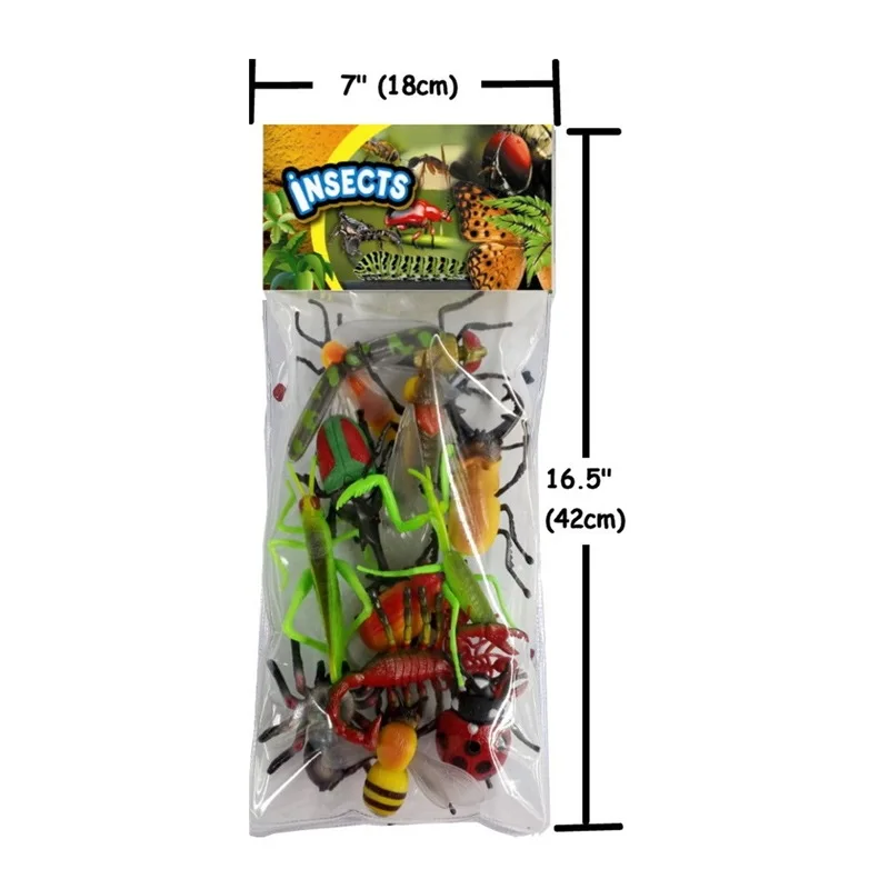 

Model Insect Toy Mini Small Insect Butterfly Spider Ladybug Animal Ornaments CHILDREN'S Toy Set