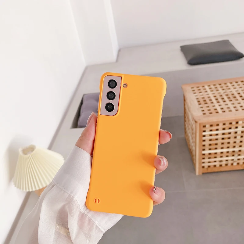 For Samsung S22 Ultra CaseThin Matte frameless Case Shockproof Cover For Galaxy Note 20 Ultra 10 9 S10 S9 S20 Plus S21 F_voghion.com