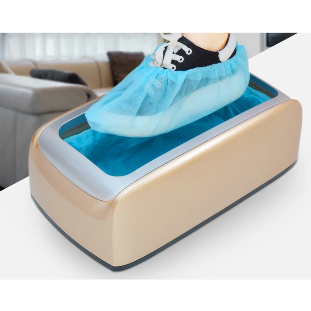 Automatic Shoe Covers Machine Home Office One-time Film Machine Foot Set New Shoes Hands Free Portable Overshoe Dispense