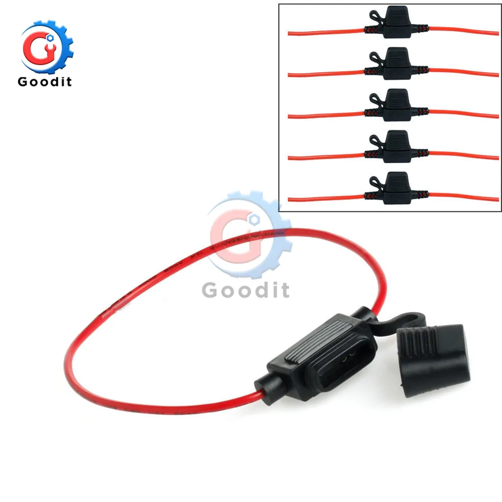 5 Pezzi Set Portafusibili A Lama Standard - 5 Pezzi Per Auto, Moto E