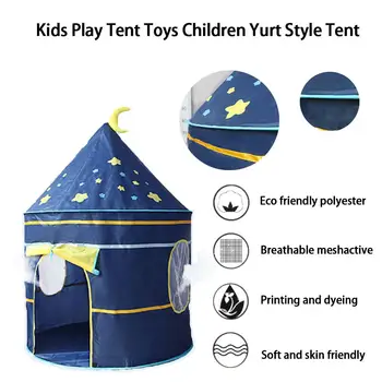 

15.35x14.57x1.57in Kids Play Tent Toys Children Yurt Style Tent Children Playhouse Castle Play Tent for Indoor and Outdoor Games