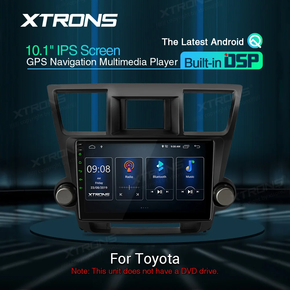 Автомобильный мультимедийный стерео радиоплеер на Android 10 1 0 дюймов DSP GPS OBD для Toyota