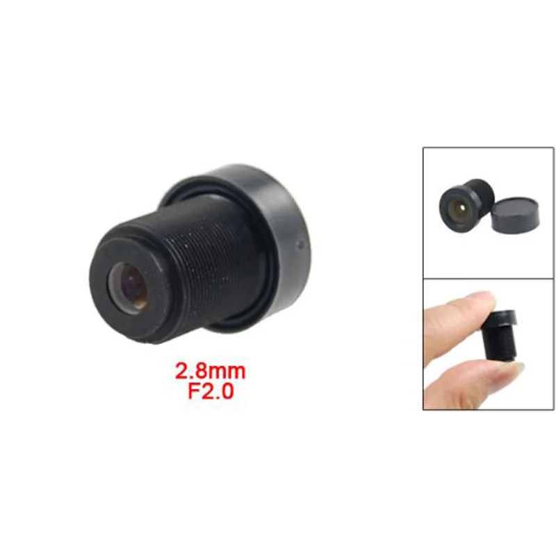 1/3" CCTV 2.8mm Lens Black for CCD Security Box Camera NC99
