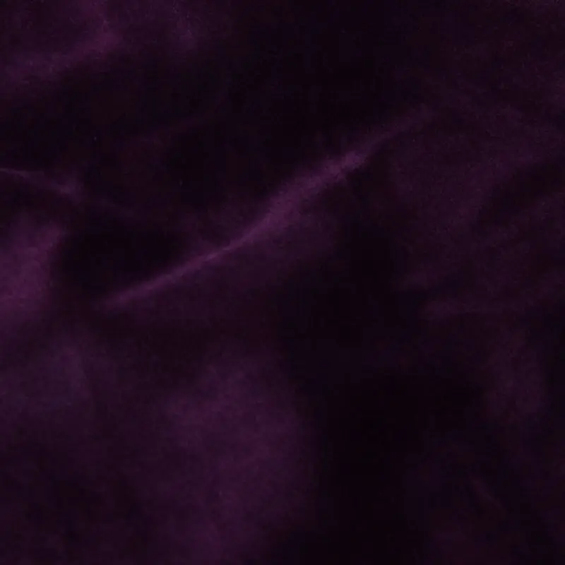 Stretch Fox Velvet Fabric Dining Room Wedding Kitchen Home Short Chair Seat Covers, Purple