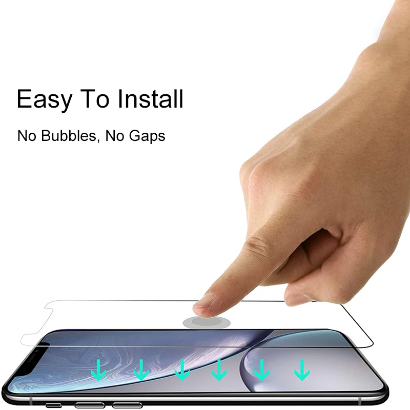 3 шт Защитная закаленная стеклянная пленка для Iphone 11 Pro Max Xs Max Xr X 8 7 6s 6 Plus 5 5S Se 5c 4 4s Защитная пленка для экрана