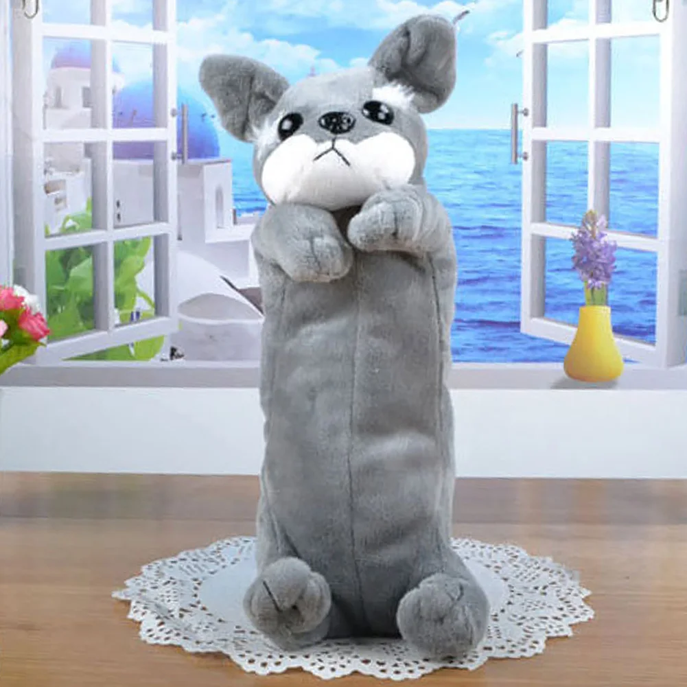 5C Для девочек и мальчиков Kawaii плюшевая коробка Канцтовары мультфильм милые школьные принадлежности карандаш сумка чучела кукла моделирование собаки подарок - Цвет: 5C