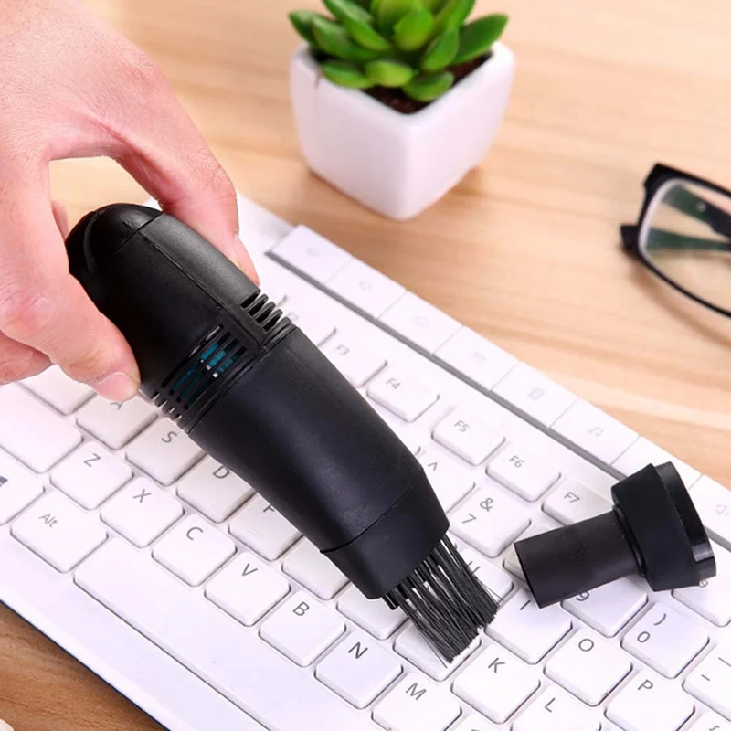 USB Handheld Mini Vacuum Cleaner for PC and Laptop - Computer Cleaning Kit with Dust Brush for Home and Office Desks Description Image.This Product Can Be Found With The Tag Names Computer cleaners, Computer Office, Usb keyboard handheld mini vacuum cleaner pc laptop