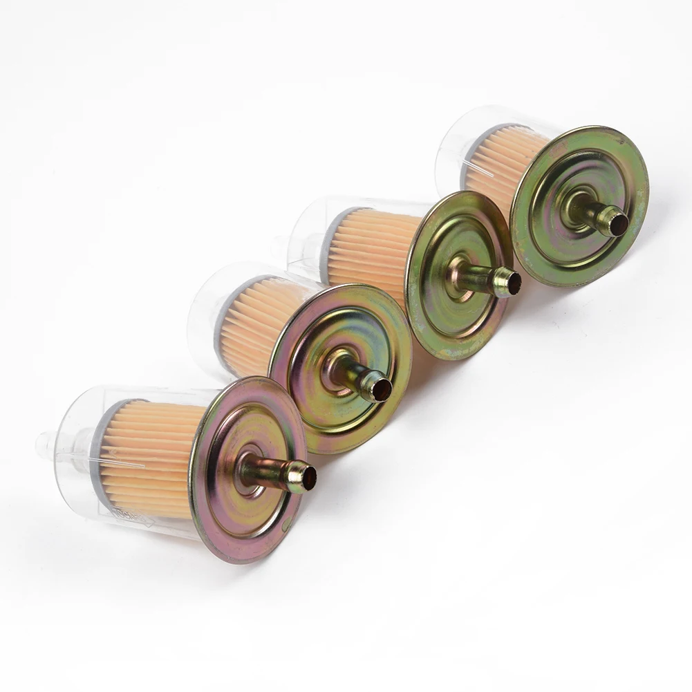 Universal Petrol Inline Fuel Filter LARGE Car Vehicles Parts Fit 8mm Pipes
