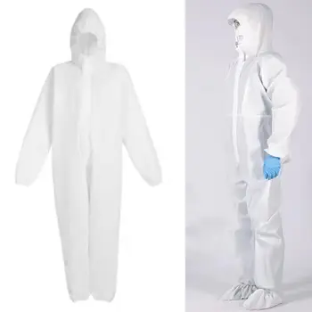 

Unisex Disposable Protection Gown Coverall Protective Garment Women Men Cloth Indoor Outdoor Protective Riding Coat High Quality