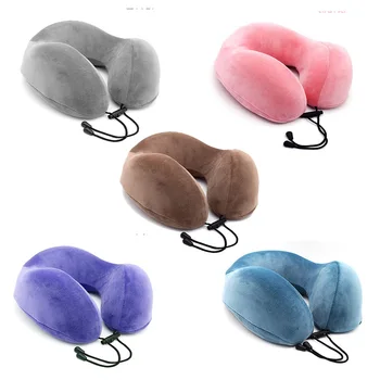 

Memory foam neck pillow u-shaped pillow Rebound airplane car cervical spine pillow u-shaped Sleep travel pillow nap neck pillow