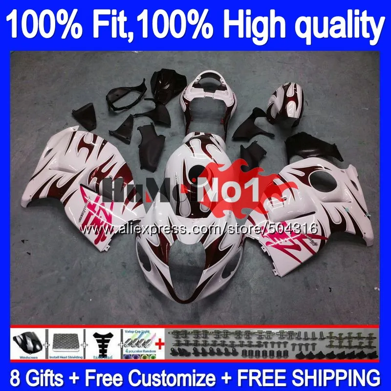 Инъекции для SUZUKI Hayabusa GSXR 00 2008 2009 10 11 12 29MC. 285 Белый Черный GSXR-1300 GSXR1300 08 09 2010 2011 2012 обтекатель