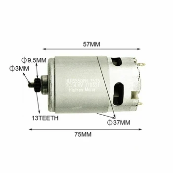 

High-quality Durable Brand 14.4 V/13 Teeth Professional Motor For Bosch GSR 14.4-2-li PSR14.4 Li-2 2020NEW