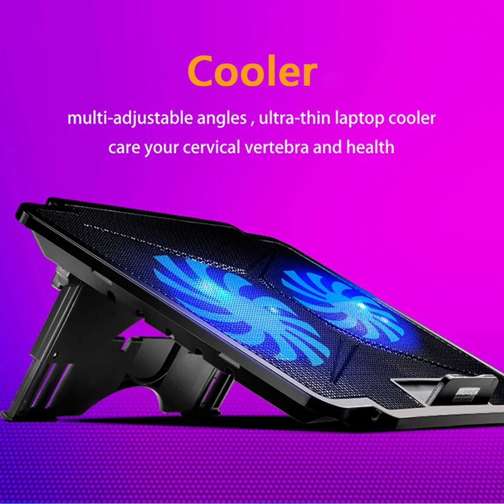 COOLCOLD K24 кулер для ноутбука ультратонкий Портативный Регулируемый складной