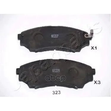 Колодки Тормозные Ford Ranger 99-/Mazda B-Serie 99- /Bt-50 06- Передние Japanparts Pa323af Japanparts арт. PA323AF