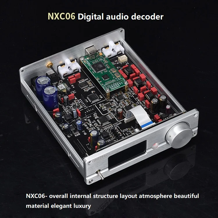 US $200.88 NXC06 Dual AK4493 Audio Decoder Bluetooth 50 AK4113 Decoding Adapter TPA6120 Headphone Amplifier PCM 384KHz DSD512
