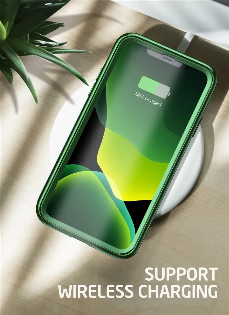 Чехол для iPhone 11 Pro 5,"() SUPCASE UB электро-металлический гальванический+ TPU чехол для всего тела со встроенным протектором экрана