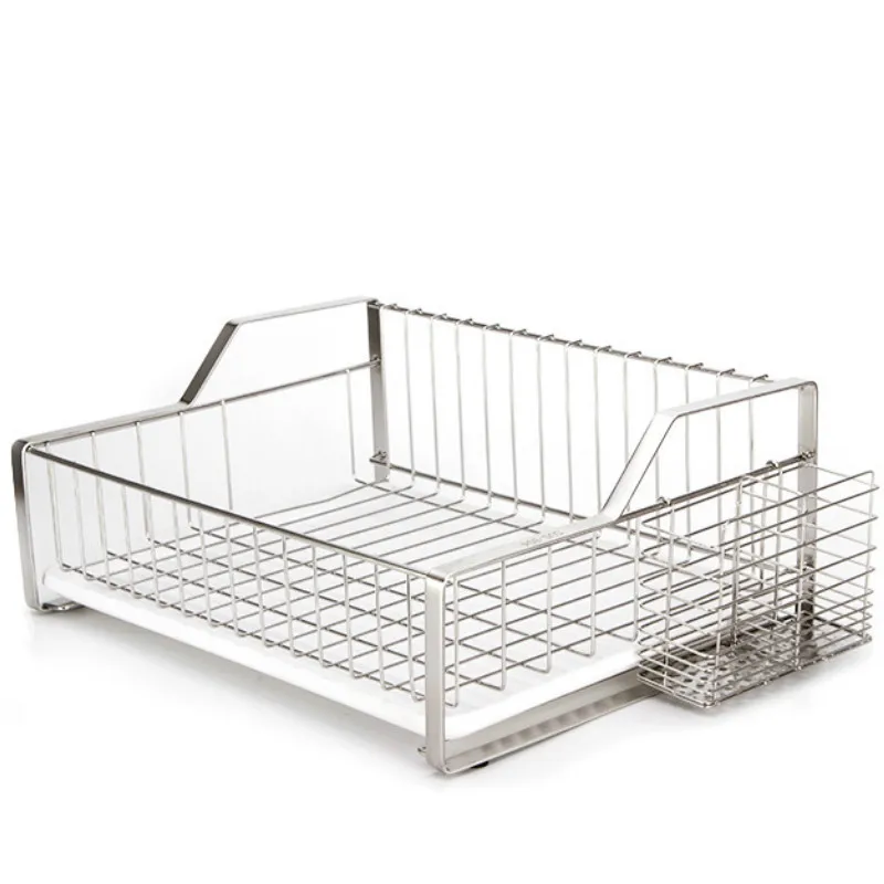 Stainless Steel Tableware Storage Box Dish Drain Rack Dish Rack Kitchen