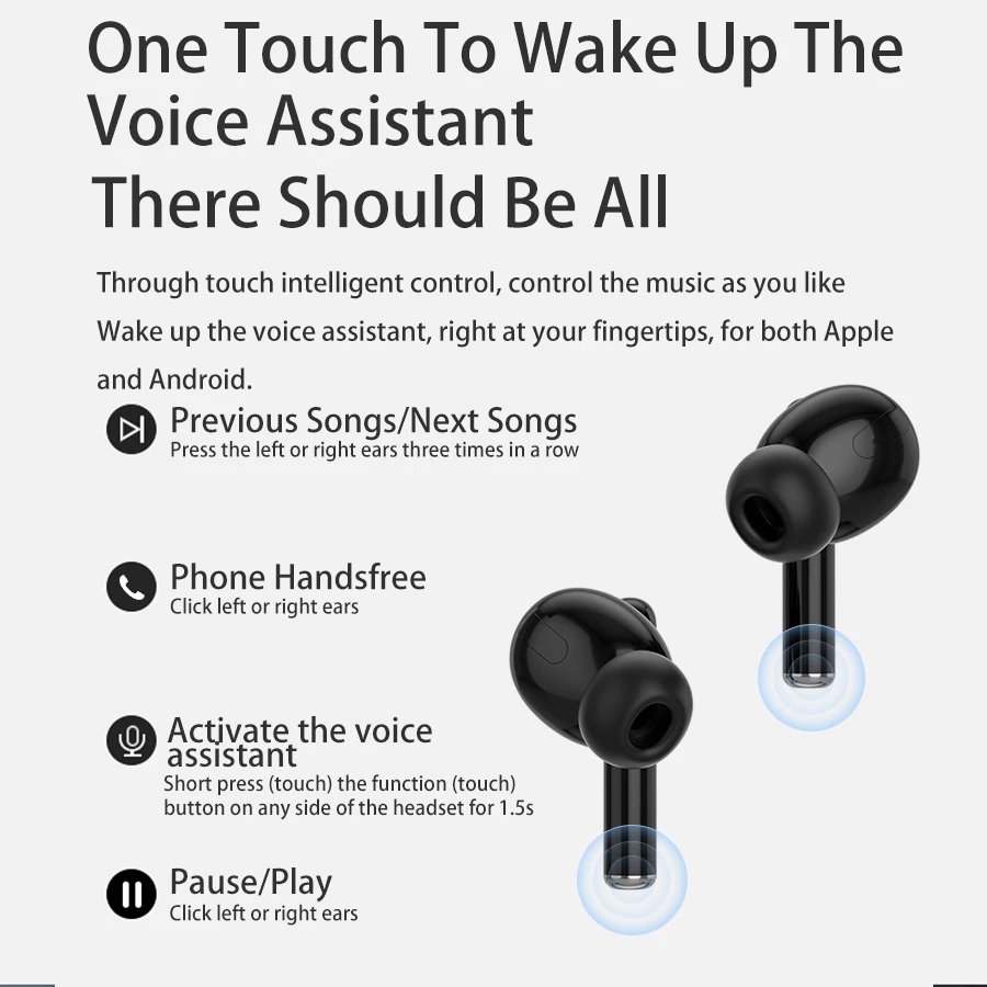 TWS Bluetooth 5 0 Earphones Wireless Headphones Mini Earbuds 9D Stereo Sport Handsfree Headset With Microphone Charging Box