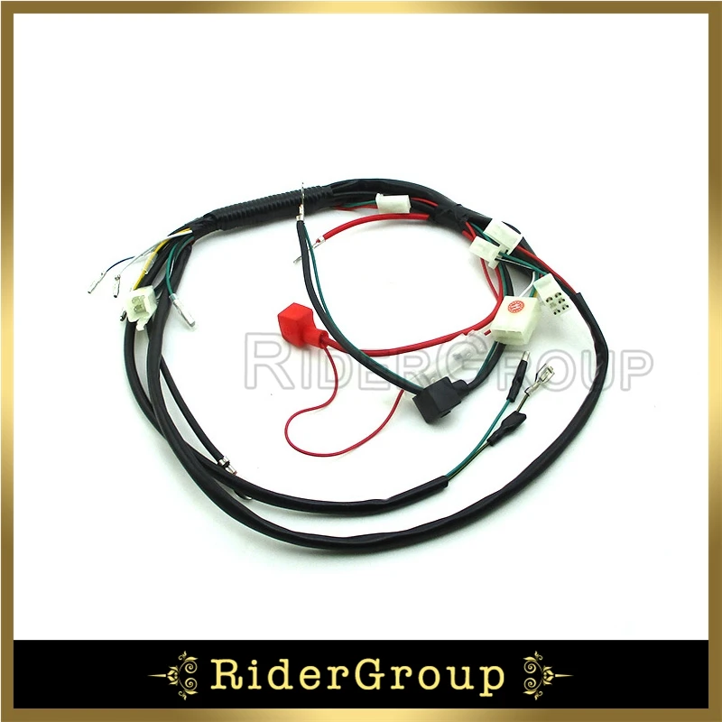 Жгут проводов ткацкий станок для китайского производства 50cc 70cc 90cc 110cc 125cc 140cc 150cc электрический запуск двигателя питбайк