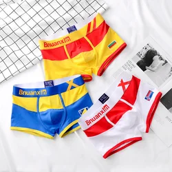 New Large Size Elastic Boxer Underwear Men Set Soft Cotton Elasticity Breathable Shorts Comfortable Close-Fitting Man Panties