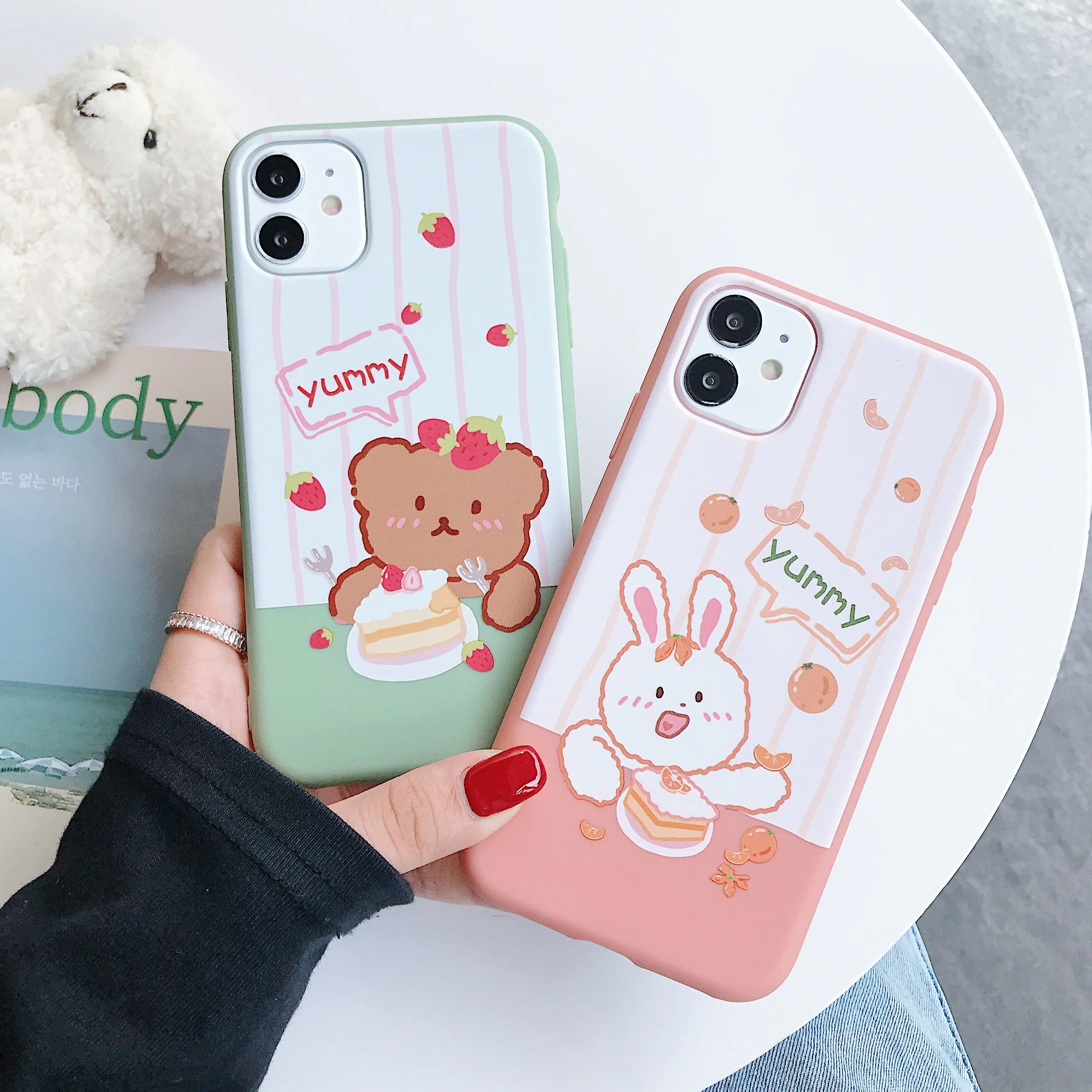 CASEIER Cute Case For iPhone 11 Pro Max X XR Newest 2020 Arrival Phone XS MAX 7 8 6 6s Plus Cartoon Back Cover | Мобильные телефоны