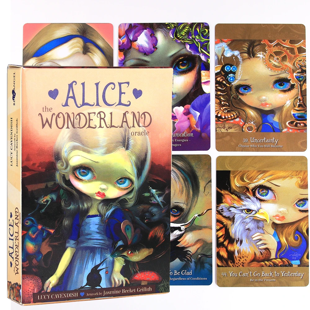 Alice The Wonderland Oracle Cards Full English 45 Cards Deck Tarot  Divination Fate Family Party Card Game - Card Games - AliExpress
