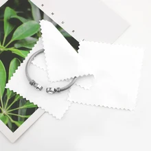 

10PC Polishing Cloth Ring Earring Bracelet Necklace Silver Ornaments Maintenance Soft Wiping Cloth Jewelry Cleaning Accessories