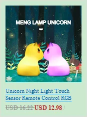 nite light Animal Night Light Silicone Deer Cloud Rabbit Cat Lamp Touch Sensor Remote Control RGB LED Night Lamp for Children Kid Baby Gift bathroom night light