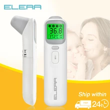 Elera infravermelho termômetro digital testa orelha corpo febre termometre multi-função não-dispositivo de medição de temperatura de contato