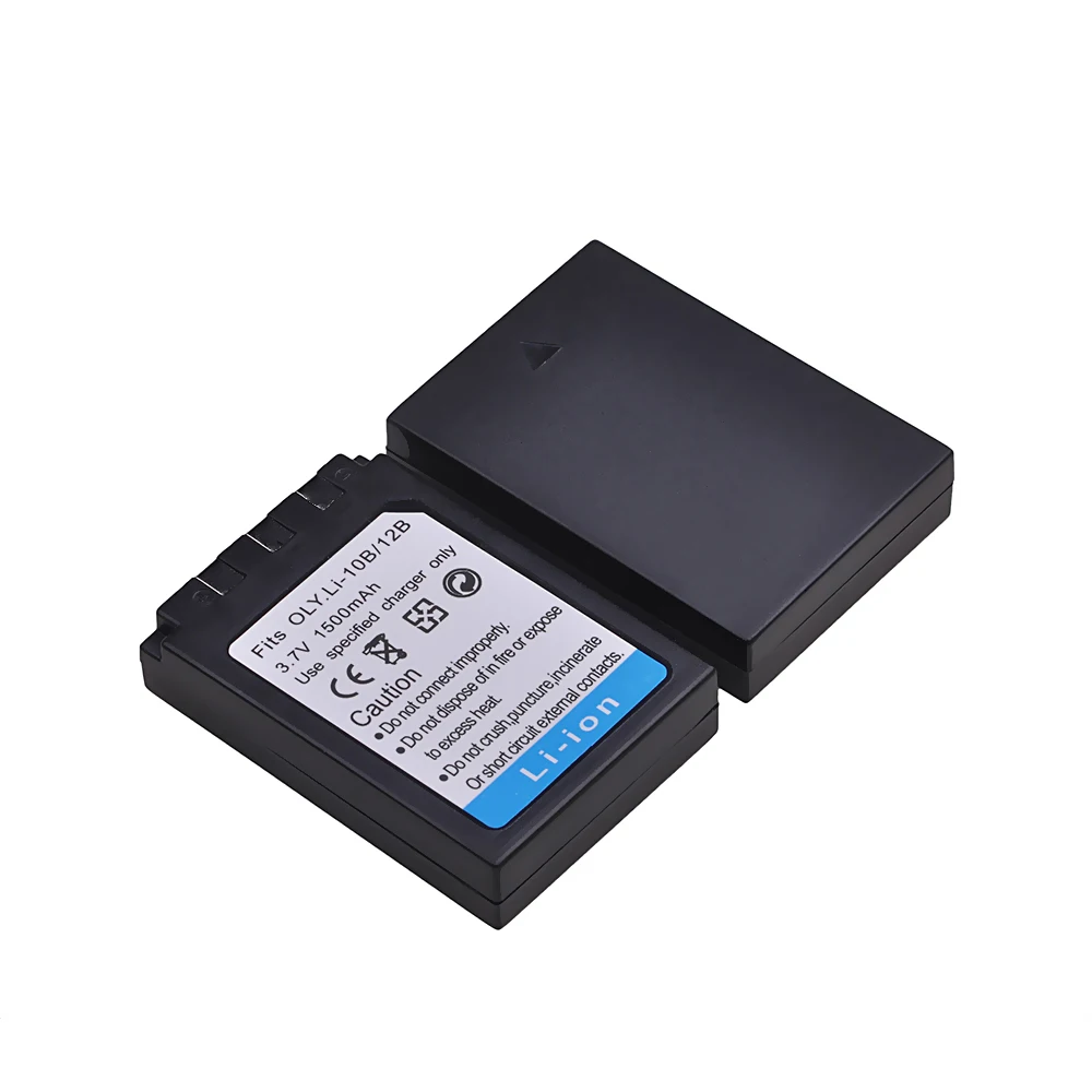 Batteria Della Macchina Fotografica Di Li-10B Li12B Li10B Di 1500Mah Per Olympus Stylus 300, 400, 500, 600, 800, C-50, 60, 70, 470, 760, 770