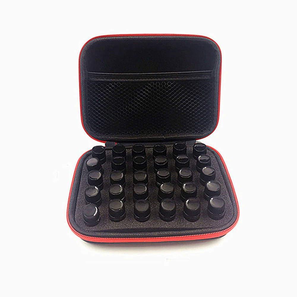 30 Slots Portable 1-3ml Essential Oils Bottles Storage Bag EVA Essential Oil Carrying Case Organizer Box for 1ml to 3ml Bottles fly fishing box trout flies fly box storage organizer box case