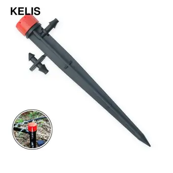 

Garden Watering Drip Irrigation Adjustable Sprinkler 360 Degree Dripper Inserted Into The Ground To Adapt 4/7mm Hose Greenhouse