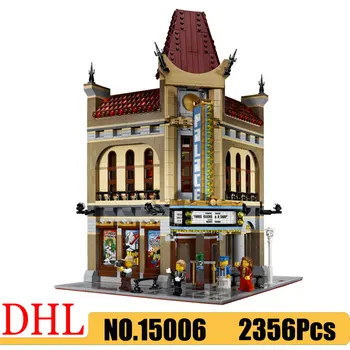 

Street View Series 15006 Palace Cinema Set building blocks 2356Pcs Compatible 10232 Bricks Education Toys Kids Christmas Gift