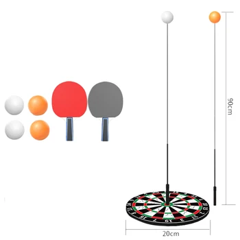 

With Paddle Table Tennis Trainer Elastic Sports Indoor Outdoor Training Soft Shaft Stable Rebound Fixed Equipment Universal