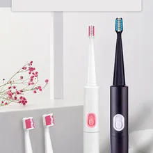 1 шт., электрическая зубная щетка, звуковая волна, здоровое отбеливание зубов, чистящая головка, сменная Высококачественная щетка, портативная, для дома, путешествий