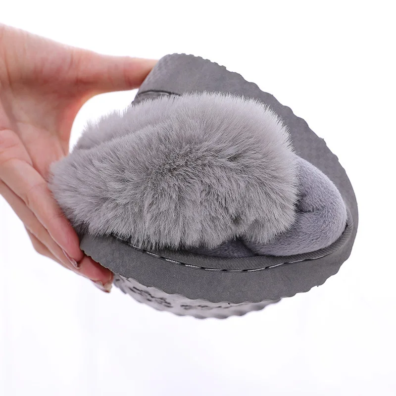 Sapatos Femininos 2021 New Fashion Autumn Winter Cotton Slippers Home Indoor Slippers Warm Shoes Womens Cute Plus Plush
