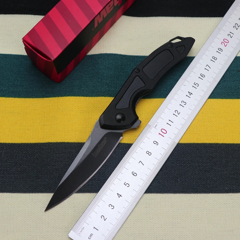 

OEM Kershaw1170 folding knife 8Cr13Mov blade g10 handle camping hunting garden portable EDC tool