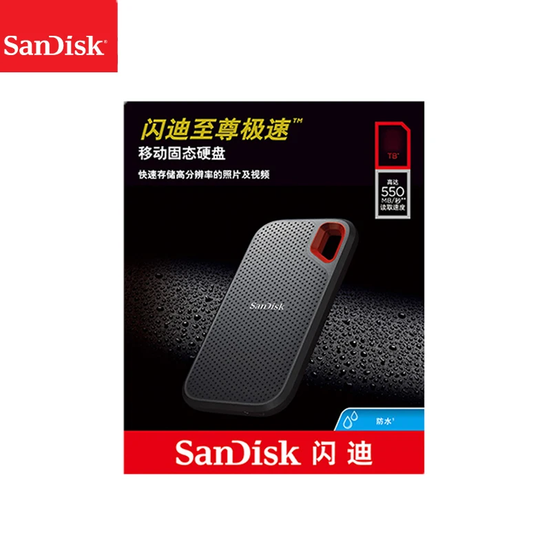 Sandisk SSD 600 550 МБ/с. 250 ГБ 500 1 ТБ 2 ТБ расширительный твердотельный накопитель на жестком диске USB3.1 Интерфейс для ноутбука, настольного компьютера, ПК, игровой компьютер