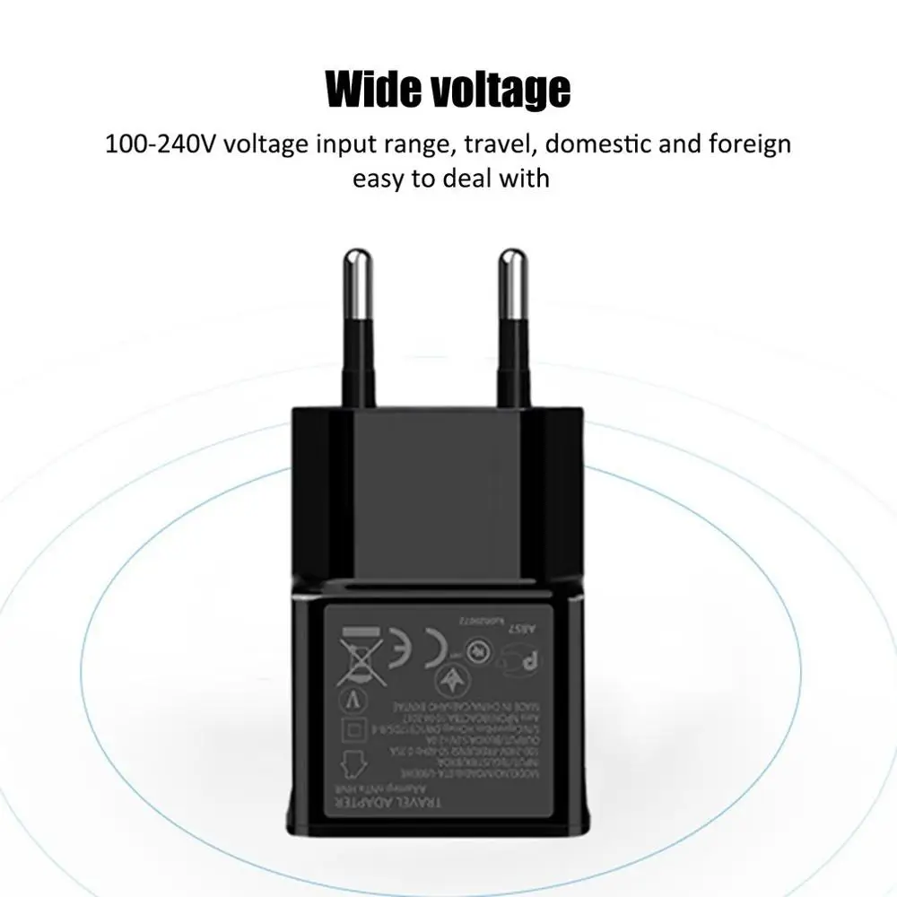 Двойное зарядное устройство USB 5V2A EU US 2 Usb мобильный телефон быстрое для iPhone Android