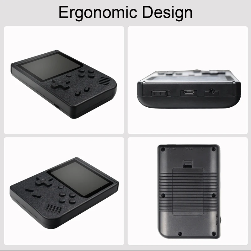 800 IN 1 Retro Video Game Console Handheld Game Portable Pocket Game Console Mini Handheld Player for Kids Gift