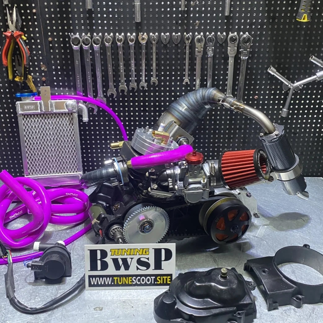 DIO50 двигатель 125cc AF18 водяное охлаждение JISO цилиндр с большим отверстием 54 мм