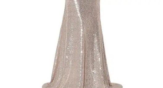 Вечернее платье с круглым вырезом, коротким рукавом и открытой спиной, вечернее платье, элегантное платье в пол с блестками, вечерние платья F290 - Цвет: as picture