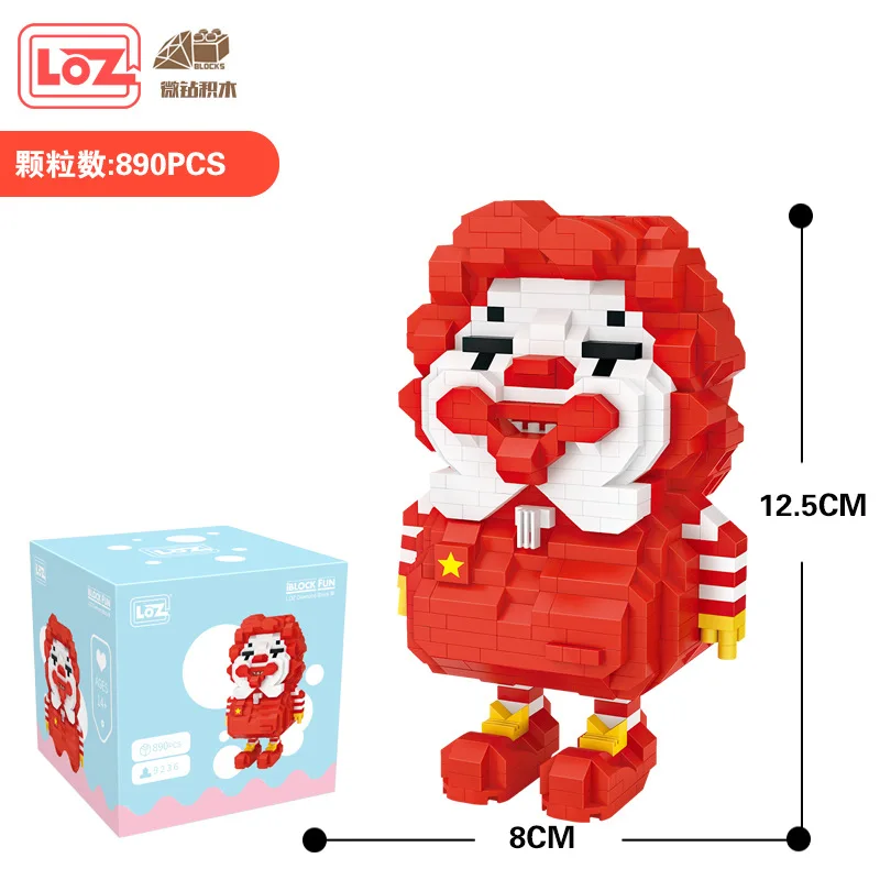Loz New Hamster Building Blocks MC Supersized DIY Mini Bricks Assembly 9235 9236 Model Mirco Blocks Gifts Toys For Kids Blocks