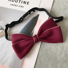 Галстук-бабочка, торжественное платье, свадебное, для мужчин, Корейская версия, двойной настил, для жениха, галстук-бабочка, модный, классический, трендовый, регулируемый, унисекс, подарок