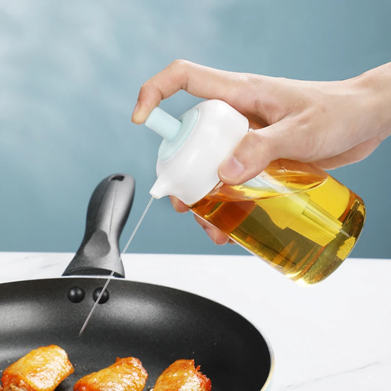 Kitchen Oil Bottle 230ml Capacity Storage Bottle With Brush Coconut Oil