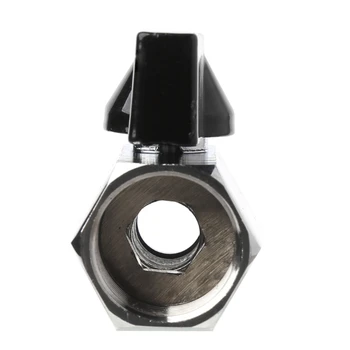 

Brass Mini Ball Valve 1/4 Inch BSP Male to Female Air Compressor Control Mayitr For Air Oil Water