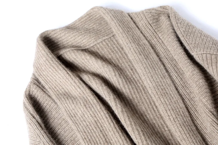 Ropa mujer invierno женский осенне-зимний толстый теплый негабаритный длинный кашемировый свитер яка Короткий Повседневный ленивый кардиган femme пальто
