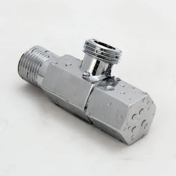 

Washing Machine Dishwasher Bathroom Toilet Valve Basin Faucet 2 way 1/2 inch Brass Angle Valves Tap Wall Tap