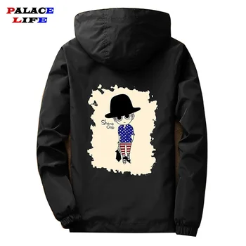 

Spring new zipper men's jacket Fashion Variety Print Slim Top men's Hooded Baseball bomber jacket large size S-7XL